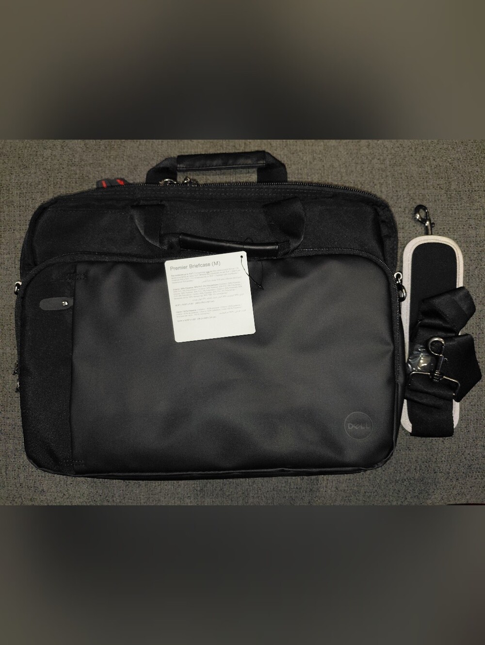 Brand New Dell Premier Briefcase (Black & Red) Laptop Bag